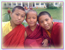 Happy Tibetan Children Monks